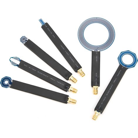 Ensemble de 6 sondes de champ magnétique proche, antennes de transmission et antennes de mesure du rayonnement EMI SMA (1/5)