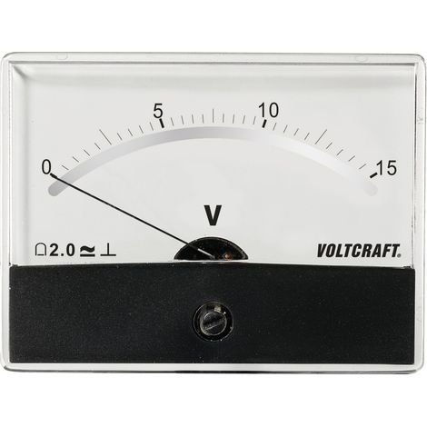 VOLTCRAFT AM-86X65/15V/DC AM-86X65/15V/DC Einbau-Messgerät AM-86X65/15V/DC Drehspule (1/3)