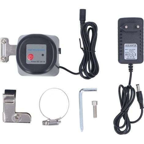 Vanne intelligente pour eau, commande vocale et application, contrôle à distance, prise EU 100-240V AC, adaptée maison et ferme (1/5)