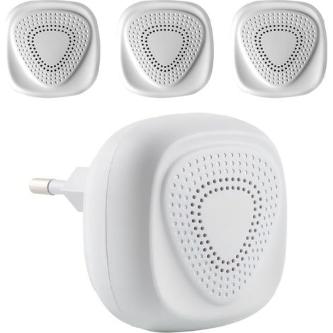 Prise Anti Moustique Répulsif à Ultrason, Appareil Anti Moustique pour Intérieur 4 Pièce, Ultrason Souris et Rats Professionnel, Répulsif Anti-Insectes, Protection Contre Les Nuisibles (1/5)