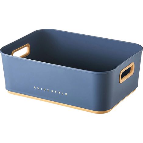 boite de maquillage rangement pour maquillage, rangement skincare maquillage rangement, salle de bain accessoire accessoire maquillage 28120297mm (Bleu) (1/2)