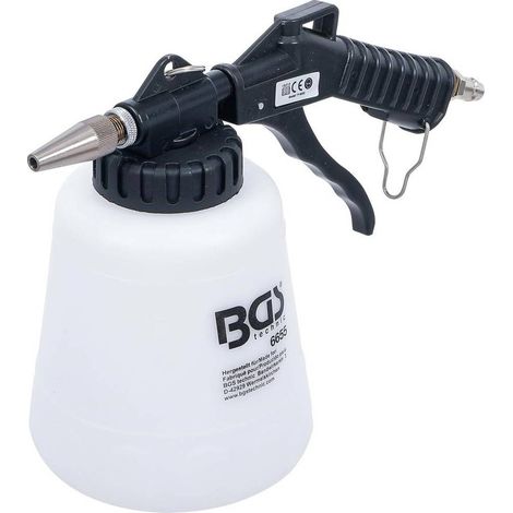 Pistolet de Sablage au Bicarbonate de Soude 1L - Air Comprimé - Nettoyage Efficace et Écologique - D-Work (1/5)