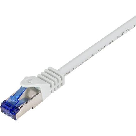 Cavo patch LogiLink C6A062S Cat.6A S/FTP Ultraflex 3,0 m grigio (1/5)