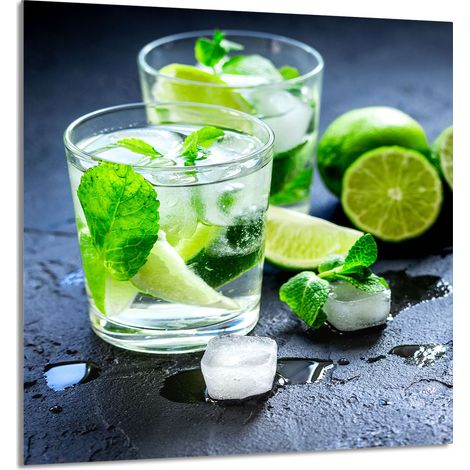 Panneau de verre pour cuisine 60x65 Lime (1/5)