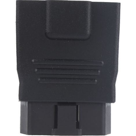 GARRYFIZH Adaptateur de prise OBD2 16 broches mâle vers femelle en plastique ABS lecteur de code vérification de défaut connecteur OBD