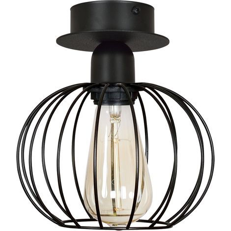 Lámpara de techo moderna Loft Edison de metal