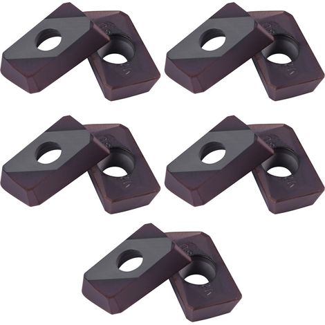 10 CNC-Dreheinsätze aus Hartmetall für Drehmaschinen mit Box (1/5)