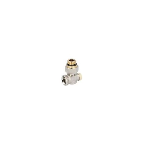 Raccord simple de robinet a bille soupape d'equerre 1/2" mâle raccord tube 3/4" "