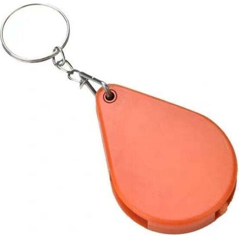 Set di 2 lenti d'ingrandimento tascabili portatili, mini lenti d'ingrandimento pieghevoli, utili per leggere e controllare gioielli per ipovedenti (rosse, 9,5 × 3,5 cm) (1/4)