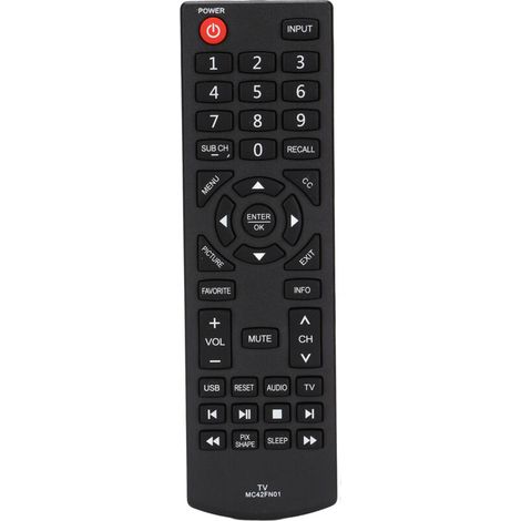 Mando a distancia de repuesto MC42FN01 para televisores LCD LED HD Sanyo MC42NS00 FW24E05F (1/5)