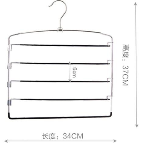 Pants Hanger, 360° Swivel Hangers with Non-Slip Foam Padding for Pants (1/5)