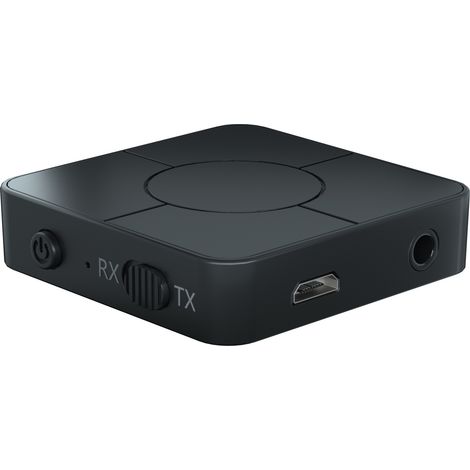 Bluetooth transmitter and receiver 2-in-1 adapter for TVs, car speakers, mobile phones, and computers. (1/4)