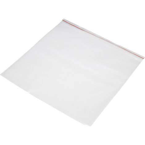 Druckverschlussbeutel ohne Beschriftungsstreifen (B x H) 300 mm x 300 mm Transparent Polyethylen  1