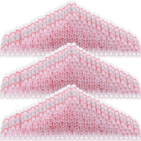 300PCS Connecteurs de Fil à Souder Connecteur Bout à Bout Thermorétractable Bornes de Fil d'Épissure Électrique Isolées(Rouge,22-18 AWG) (1/5)