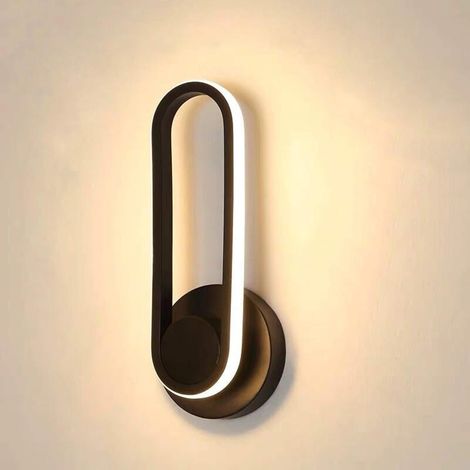 Applique Murale LED Intérieur 12W, Lampe Chevet Murale Dimmable Rotatif à 330 ° Moderne Design éclairage pour Chambre à Coucher Maison Couloir Salon Escalier-Fei Yu (1/4)