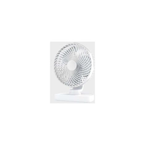 Leiser USB-Tischventilator (4000 mAh) – 4 Geschwindigkeitsstufen, kabellos, 90° neigbar – Kompakter, tragbarer Ventilator für Büro, Zuhause und Picknicks – Sehr leise – Crezuo