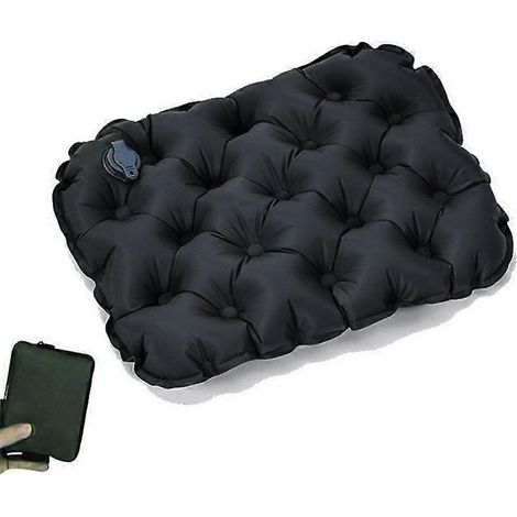 Coussin gonflable d'extérieur léger et pliable, coussin pour fesses de chaise de bureau ou de futon avec support (1/5)