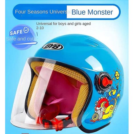 Casque de moto/scooter mignon et tendance pour enfants, garçon/fille (1/5)