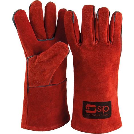 SIP Deluxe Leather Welding Gauntlets - L4 x W25 x H44 cm (1/3)