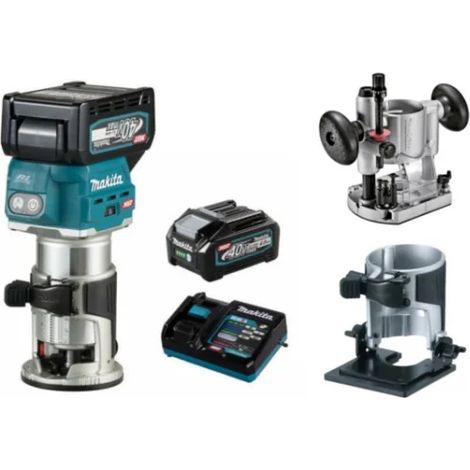 Makita – Tondeuse 40V RT001GM205 – Moteur sans balais – 1160W – Technologie XPT pour conditions difficiles – 2 batteries 4Ah incluses (1/5)