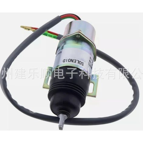 1819100520 Fuel Cut-off Solenoid Valve Applicable to Isuzu 6BG1 4J62 JCB JS70 (Direct Sales) (1/4)