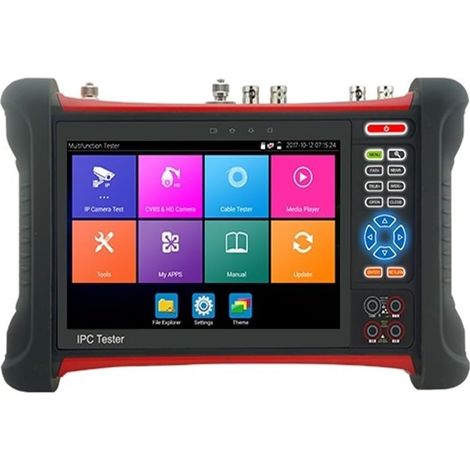 Testeur de vidéosurveillance prenant en charge la caméra IP Testeur De Caméra Analogique IP X7-MOVTADHS, Testeur De Vidéosurveillance 8MP, Moniteur Avec Analogique + LP + AHD + CVI + TVI + SDI, Testeu (1/5)