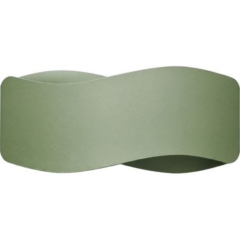 Apliques de pared Tila verde oliva acero 1xG9 30cm Sollux