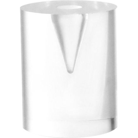 Présentoir à cornets de glace, grille de refroidissement à un trou, présentoir à sushis pour fêtes-4.00X4.00X3.00CM-Transparent (1/3)