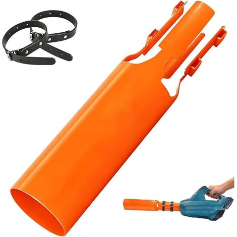 Amplificateur d'air pour souffleur, accessoire pour souffleur de feuilles, pour l'entretien des jardins et pelouses, jaune (1/5)