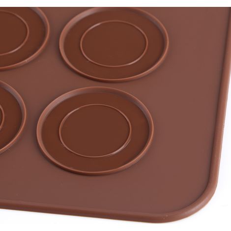 Silikon-Backform mit 48 Mulden – ideal für Macarons, Kekse, Gebäck und DIY-Backformen und Dekorationswerkzeuge (1/5)