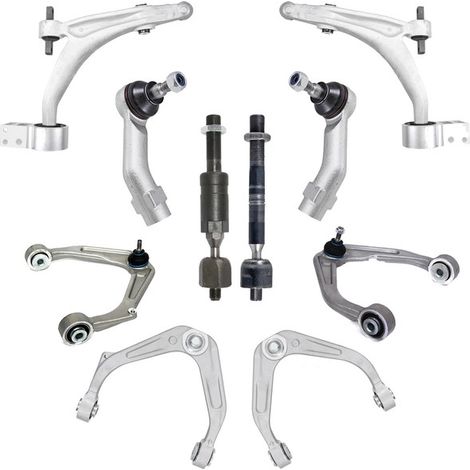 KIT BRACCIO OSCILLANTE 8 PEZZI COMPATIBILE CON ALFA ROMEO SPIDER (939) DAL 2006 AL 2011 / Kit Sospensione Completo OE/OEM / Bracci Oscillanti + Testine Sterzo / Sostituzione Diretta OEM