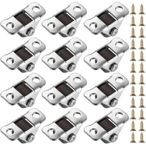 20 Pcs Roulettes pour Meubles Lourd, 12 mm Mini Roulettes Pivotantes pour Meubles, Roulette à Rouleaux en Caoutchouc pour Petits Appareils électroménagers,Bagages, Capacité Totale 160 kg (1/5)