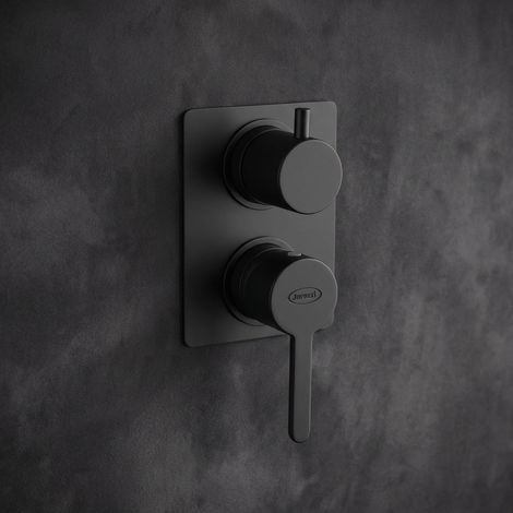 Miscelatore doccia incasso nero opaco con deviatore 2 vie – Sunset Yo  Jacuzzi