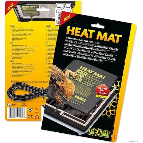 EXO TERRA COUVERTURE THERMIQUE AUTOMATIQUE RÉGLABLE POUR REPTILES, 4 W PT2031