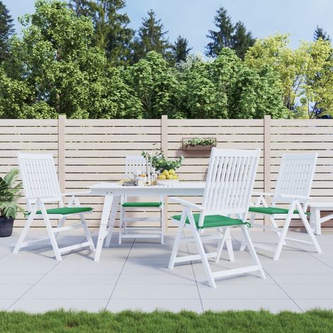 Coussins de chaise,Rembourrés pour chaise de jardin 4 pcs vert 50x50x3 cm tissu oxford BGT55358 (1/5)