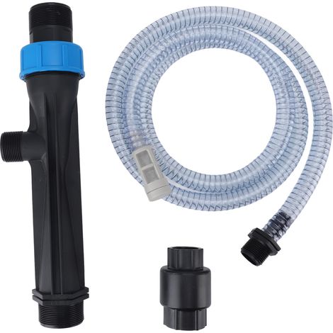 Injecteur d'engrais pour l'irrigation goutte à goutte, dispositif mélangeur en plastique avec clapet anti-retour, Tube d'eau, jardin, Agriculture, arrosage 2 pouces