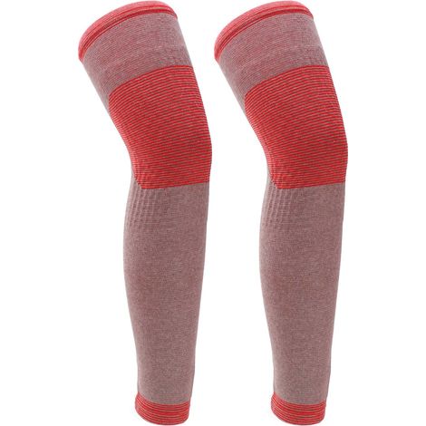 2 pièces Genouillère de Compression Respirante Chauffante Légère pour Hommes et Femmes - Confort et Soutien Articulaire (1/5)