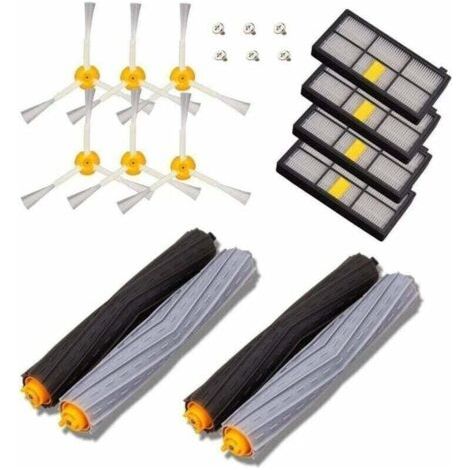 BUNTHAUS Bürsten-Ersatzset, Ersatzteile, kompatibel mit iRobot Roomba 800, 860, 870, 880, 890 und 900, 960, 980 Serie – 14er-Pack (1/5)