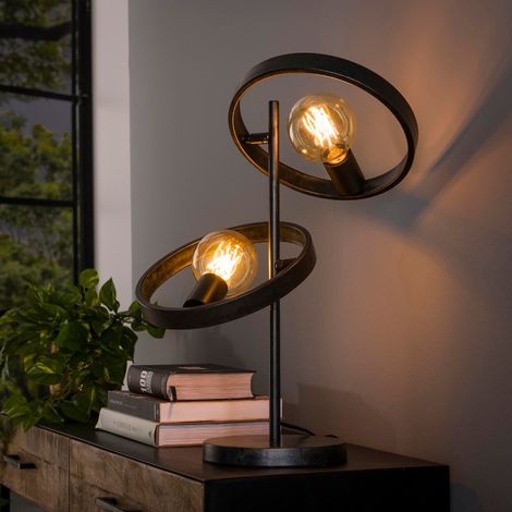 Lampe à poser industrielle en métal ERVO (1/4)