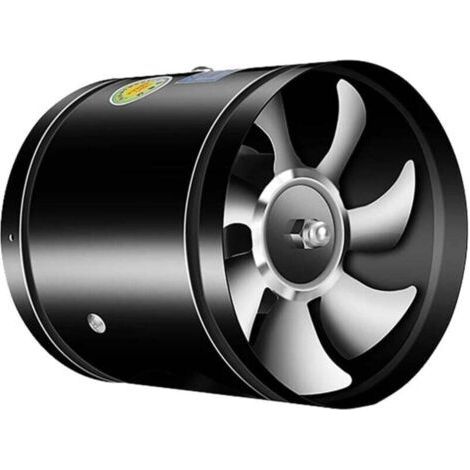 150mm Exhaust Fan, 140m³/h Duct Industrial Metal Air Ventilator Wall Mounted for Bathroom, Basement, Garage, Grow Tent (1/5)