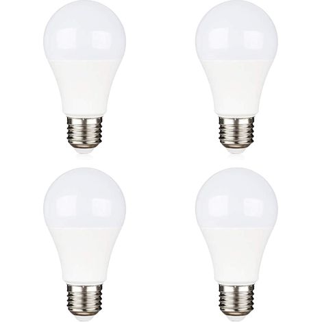 220V E27 9W Blanc Froid 6000K Équivalent Halogène 75W, AC DC 12 Volt 24 Volt E27 LED lot de 4 (1/5)
