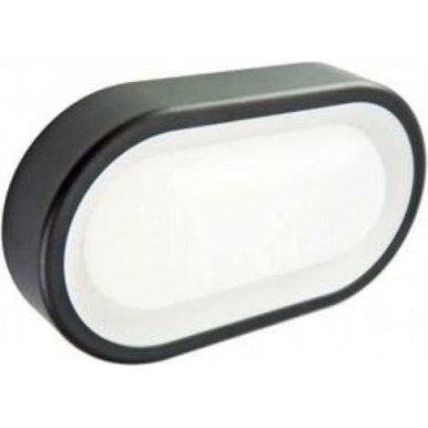 Plafón ovalado 9W Led 4000K linea orion grafito