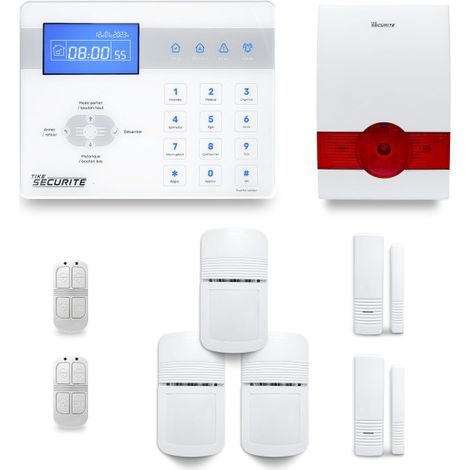 Alarme maison sans fil ICE-Bi35 Compatible Box internet et GSM