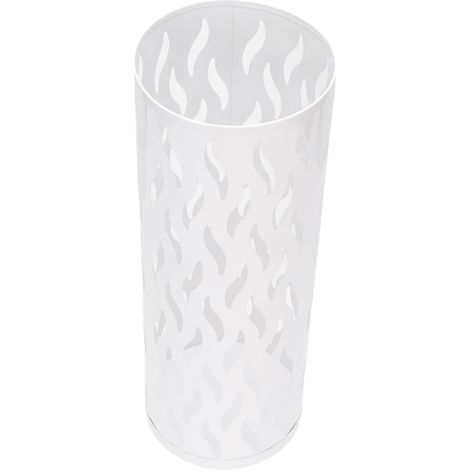 Porte-Parapluie, env. 17,7 X 5,9 X 5,9 Pouces de Parapluie Support de Parapluie pour L'entrée avec S de Forme en Forme Hollow pour L'hôtel du Bureau à Domicile (WHITE) (1/5)