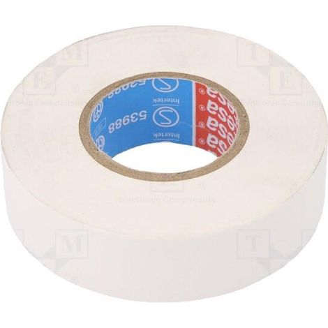 Ruban electro isolant Blanc - 10m