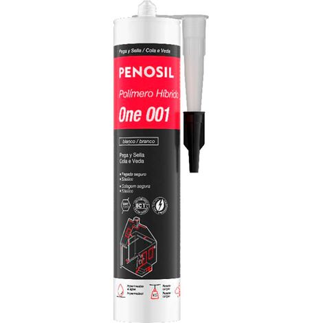 Adhesivo y sellador polímero híbrido, one 001, blanco, 290 ml