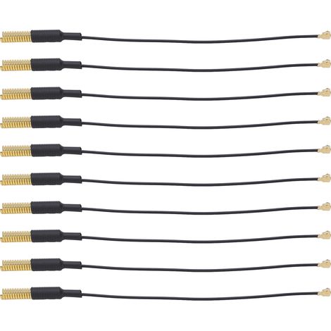 10 antennes à ressort semi-assemblées 433-470 MHz, interface IPEX, câble RG1.13 en cuivre pur pour modules LoRa (1/5)
