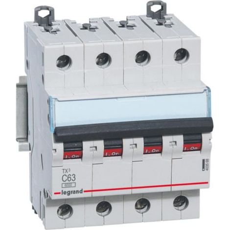 Interruptor automático 4P C 63A 6kA CA S304 TX3 403568