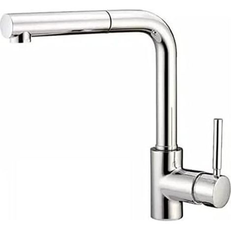 Crolla 7740 BO HARRY Miscelatore da cucina monocomando con doccia estraibile e bocca girevole colore Bianco Opaco taglia NB