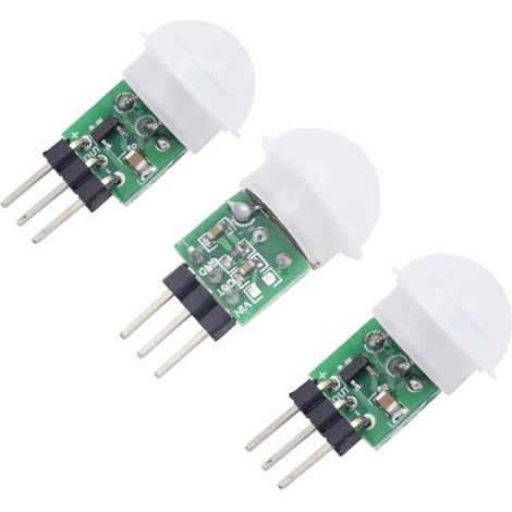 pièces AM312 Mini Pyroélectrique PIR Module de Capteur Humain PIR Infrarouge IR Capteur Corps Manuel Mouvement Infrarouge IR Détecteur (1/5)
